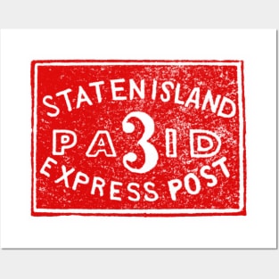 1849 Staten Island Express Post Posters and Art
